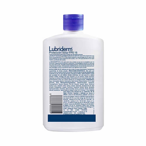 LUBRIDERM® UV-15 PROTECCIÓN SOLAR - Back